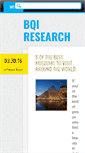 Mobile Screenshot of bqi-research.com